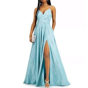 Beautiful sparkly prom dress worn once no flaws🤍